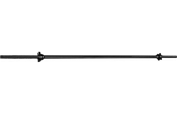 CAP Barbell 60” Standard Solid Threaded Bar, 1-Inch, Black