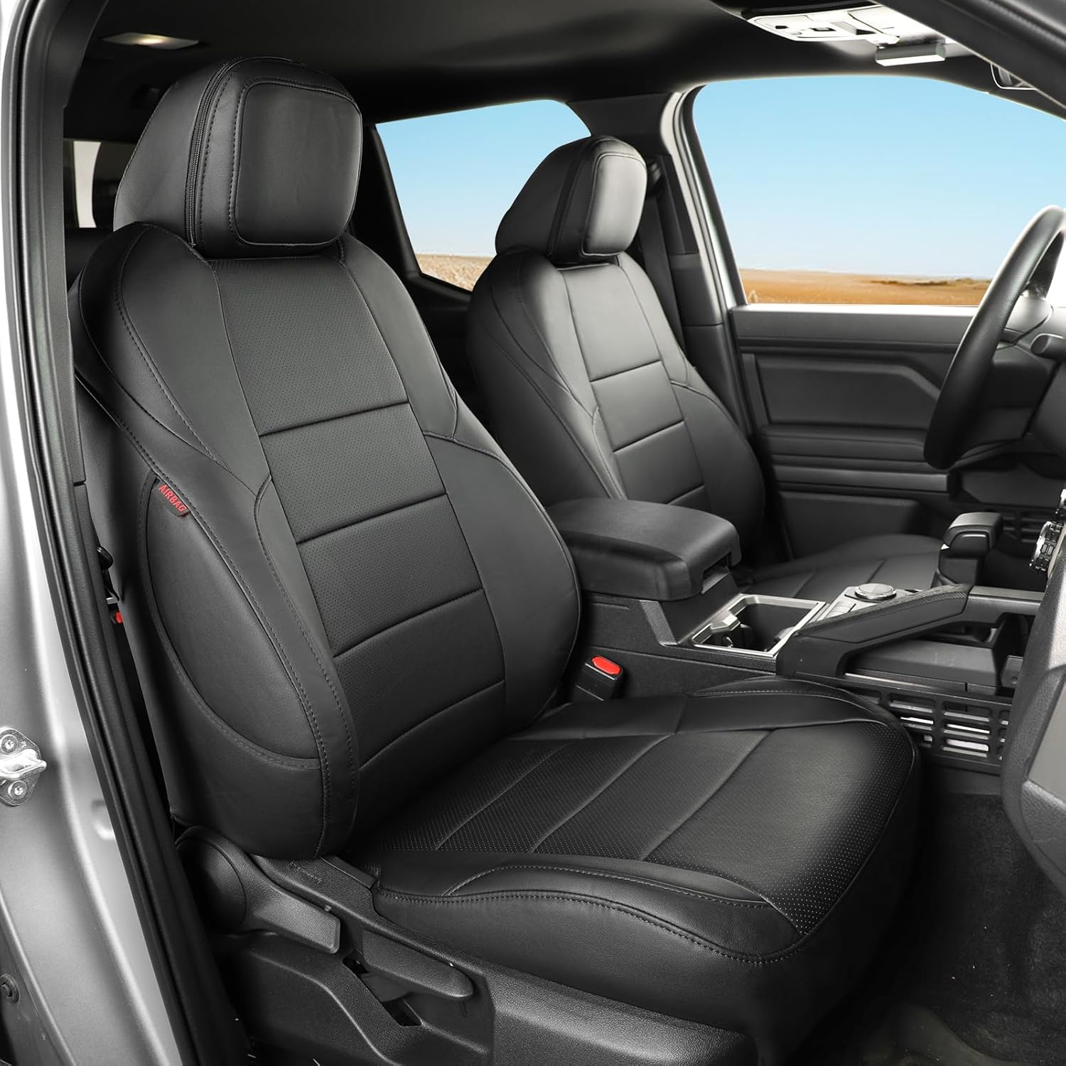 2024 2025 2026 Tacoma Seat Covers Full Set for Toyota Tacoma 4th Gen Double/Crew Cab SR