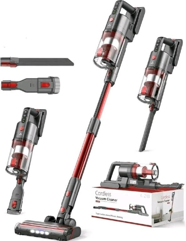 Cordless Vacuum Cleaner, 2000 mAh Battery N