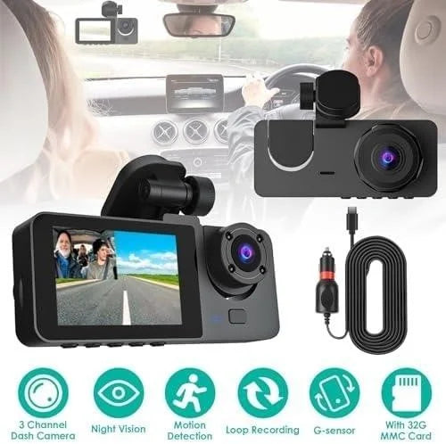 3 Channel Dash Cam EK42397