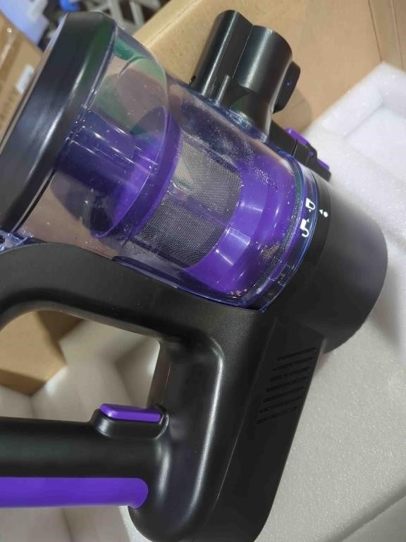 YKYI Cordless Vacuum Cleaner, 50-Min Runtime, (Purple Gray)