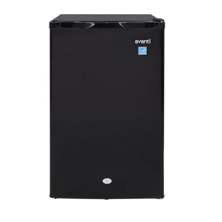 Avanti AVAAR4446B Refrigerator, Energy Star, Defrost, Glass Shelves, Compact, 4.3 cu. ft.