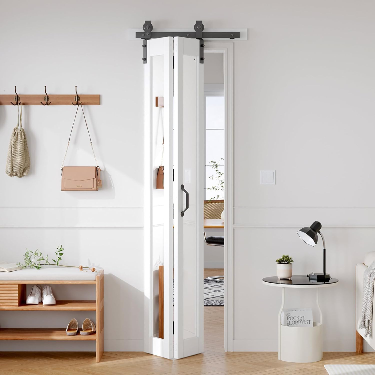 FREDBECK Bifold Barn Door 24x84 (Double 12x84)