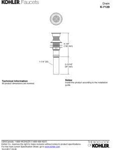 KOHLER K-7129-Bn Lavatory