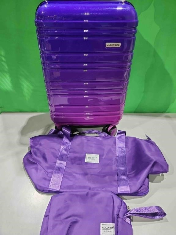 LARVENDER Carry on Luggage Sets 3 Piece,