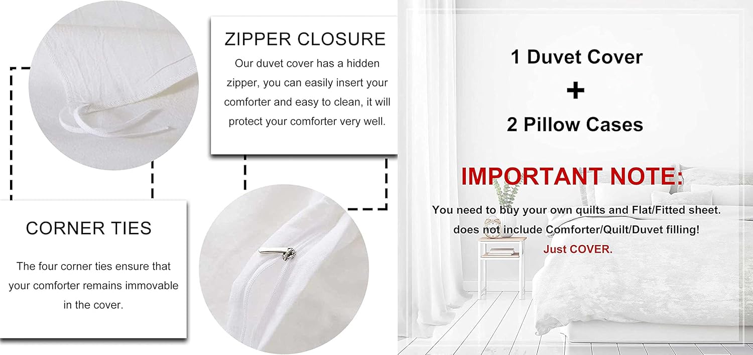 Erosebridal Boys Ice Hockey Bedding Set Queen Size, Duvet Cover