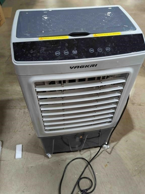VAGKRI 35" Evaporative Air Cooler, 2800CFM Swamp Cooler, 9.2Gallon VA-EC03