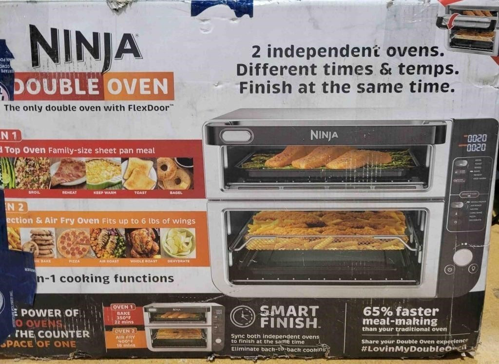 Ninja 12-in-1 Double Oven with FlexDoor - 2.5