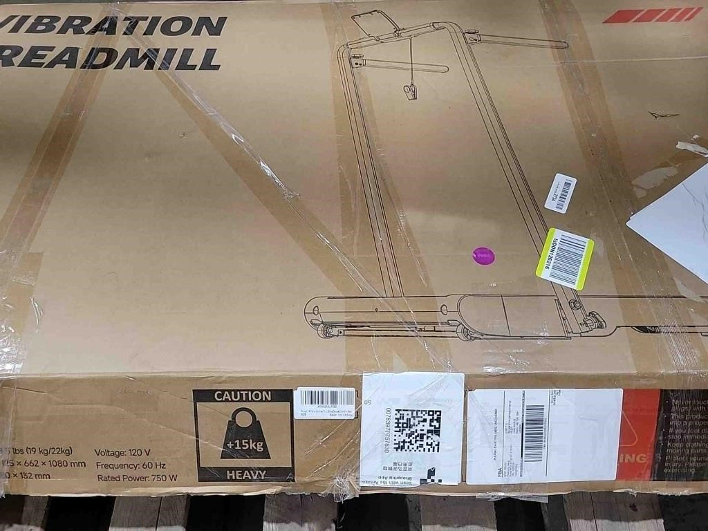 P3 Max Vibration 10% Incline Treadmill With 4 Vibration Modes, Speed 0.3-7.5mph,