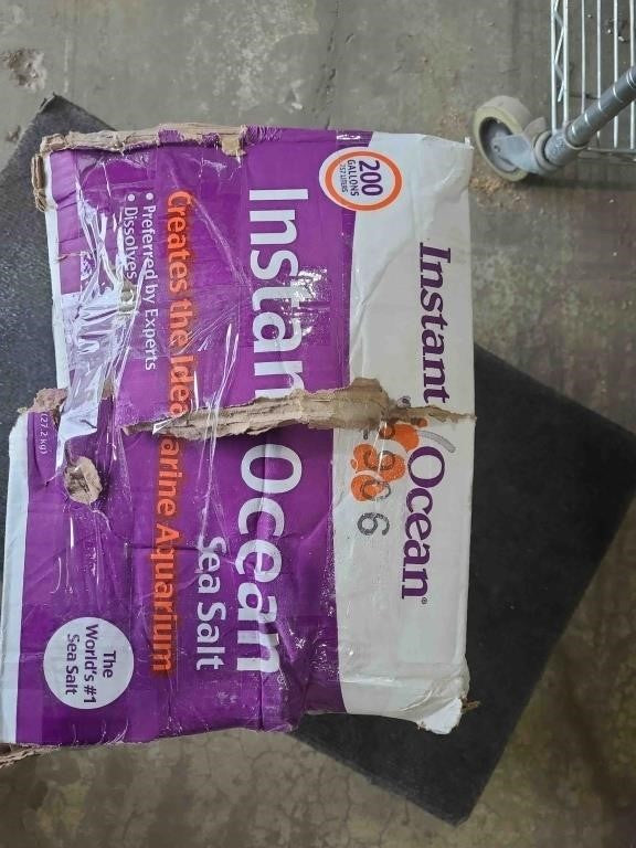Instant Ocean Sea Salt for Marine Fish Tank Aquariums, 15kg