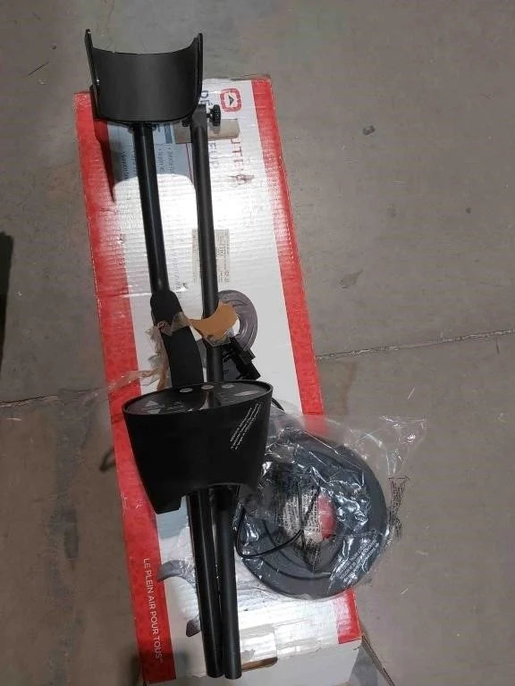 Outbound Metal Detector with LCD Display, Depth: 7" - 2', Black