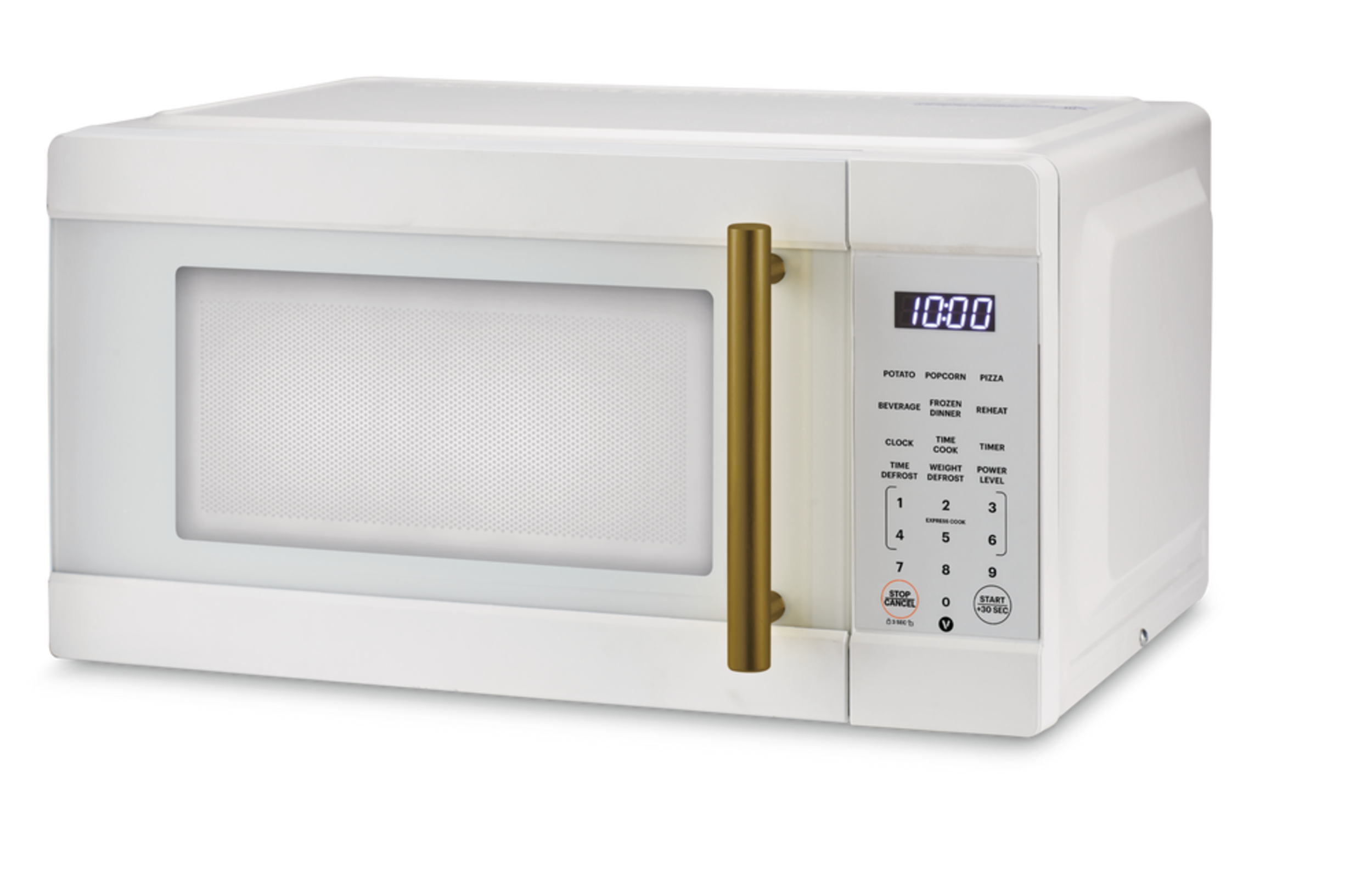 Paderno Vida 1.1-Cu.Ft. Microwave, White/Gold N