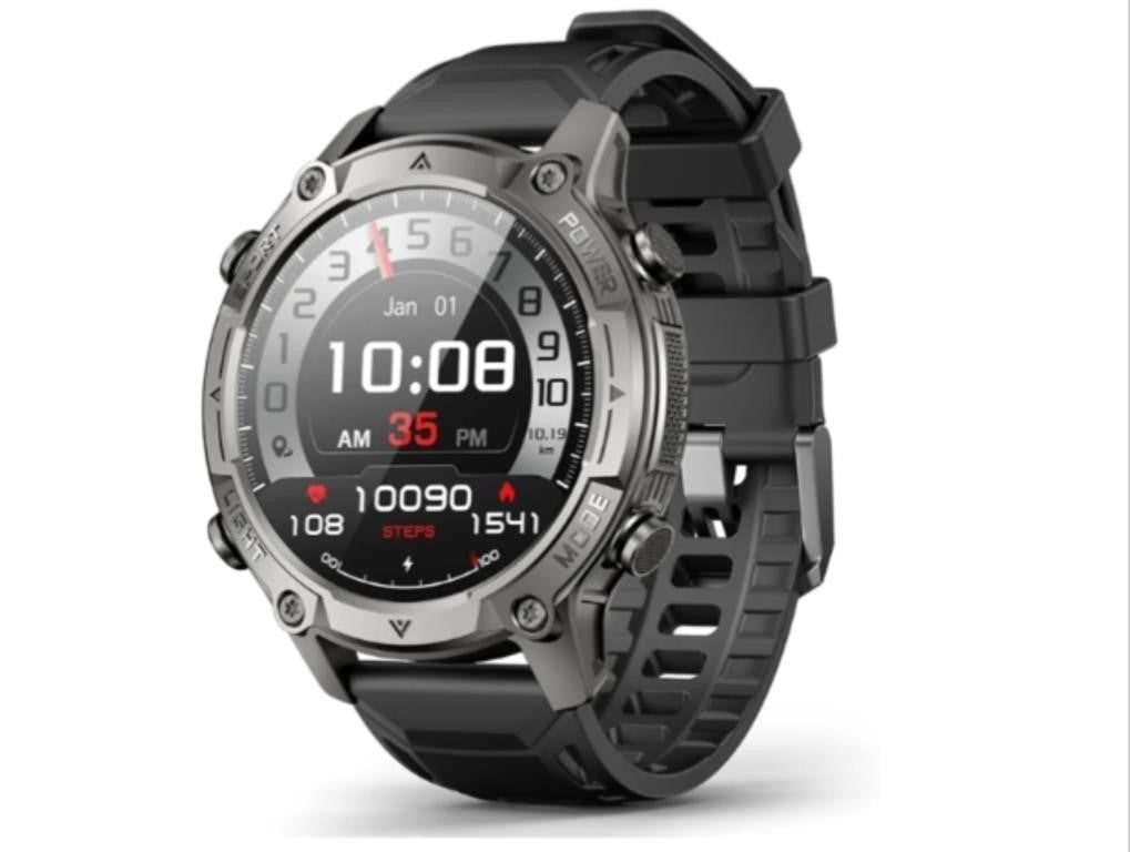 SOUYIE 2026 AI Smart Watch with Standalone GPS & Offline Maps, 5ATM Waterproof,