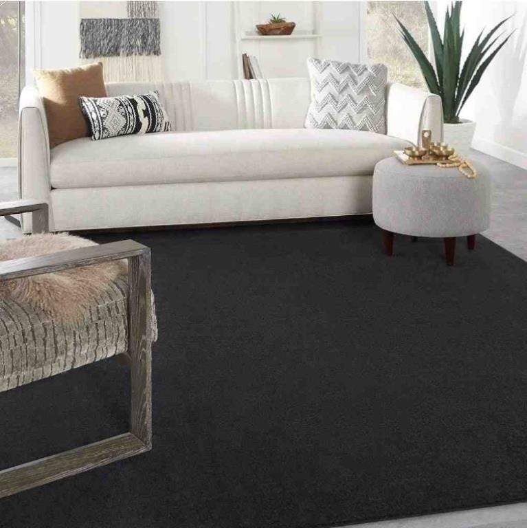 Nourison Home Nourison Essentials Black 7' x 10' Area Rug