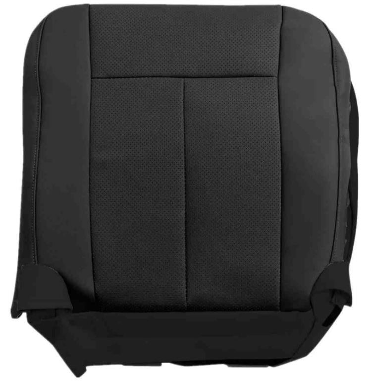 NLQR Front Driver Side Bottom Replacement Perforated Leather, Black Compatible with Ford Expedition