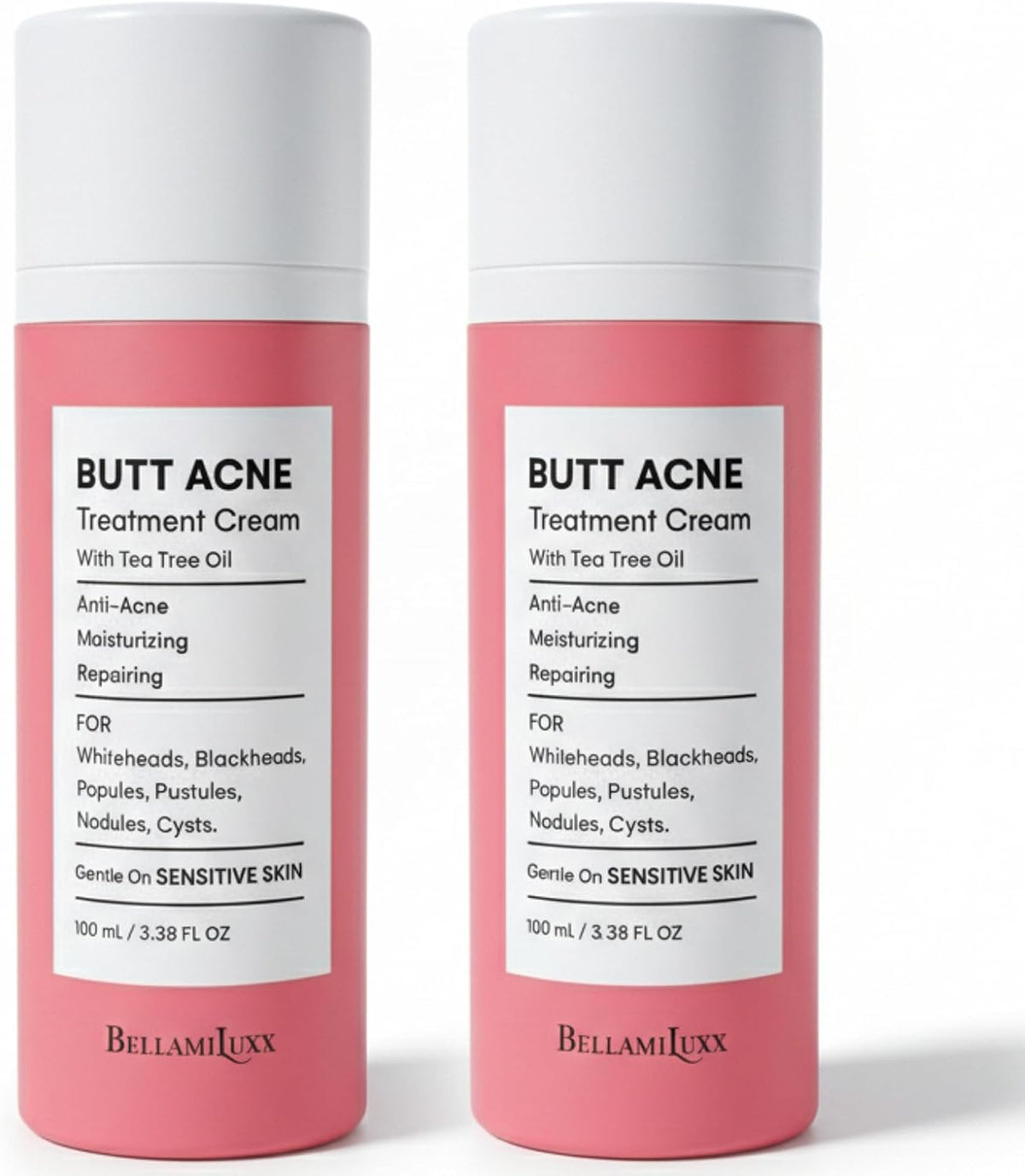 BellamiLuxx Butt Acne Clearing Treatment Cream: Body Acne Treatment Lotion