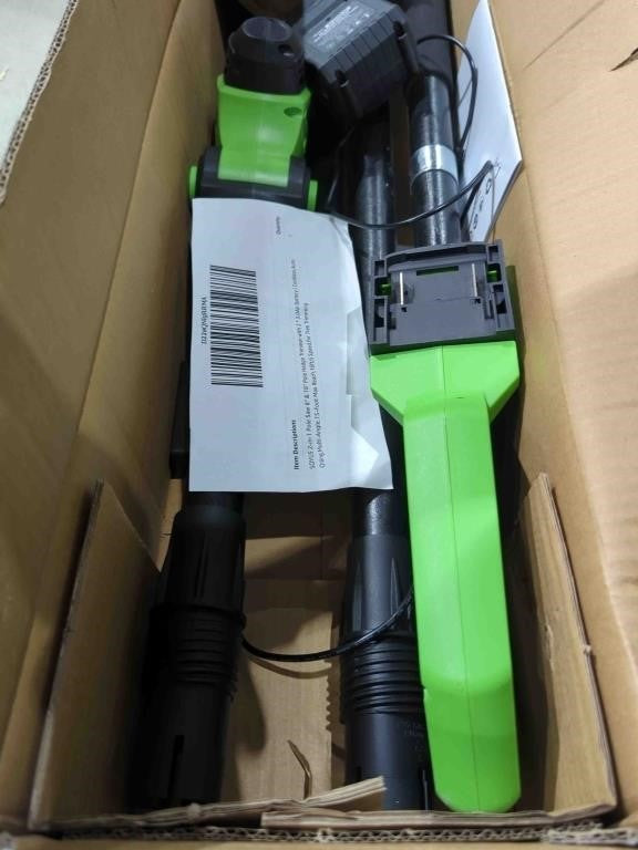 SOYUS 2-in-1 8-Inch Pole Saw & 18-Inch Pole Hedge Trimmer 2x 3.0Ah Battery, SY8J318-1-2