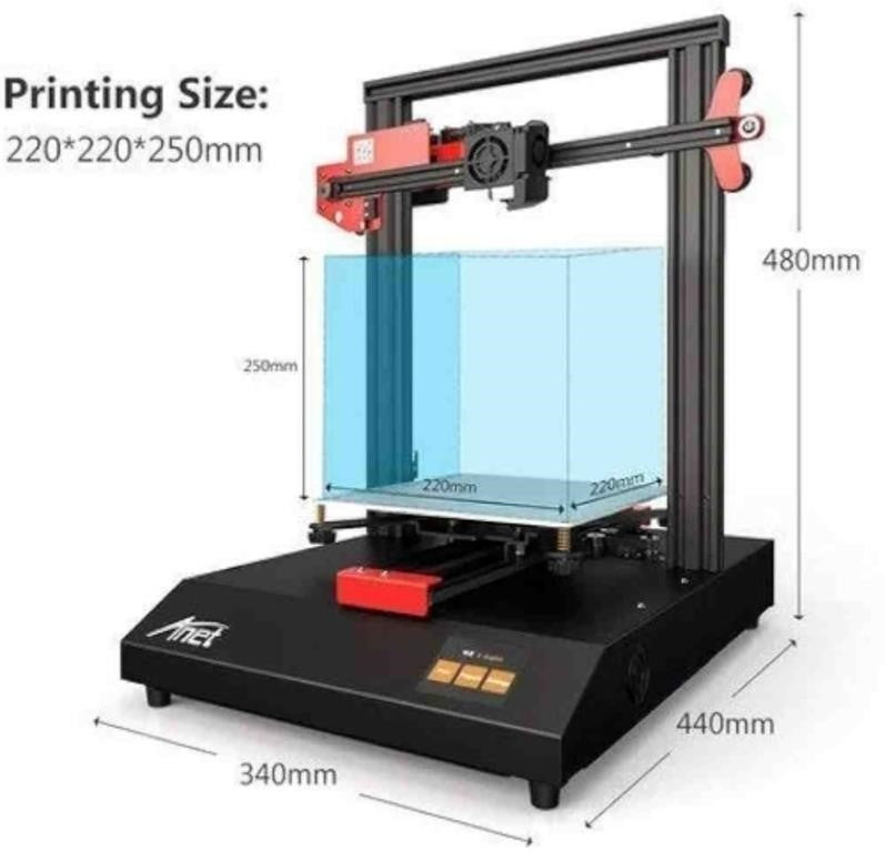 ANET ET4 3D Printer, Metal Framed DIY FDM 3D P