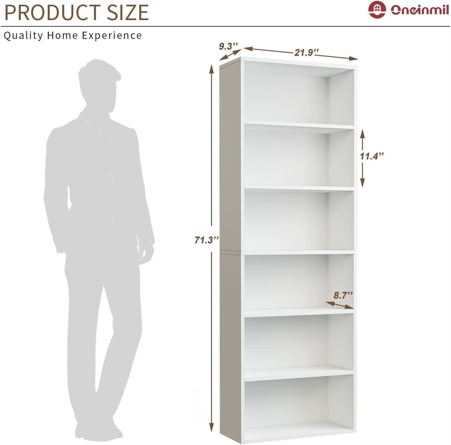 6-Tier High Bookshelf EN44720