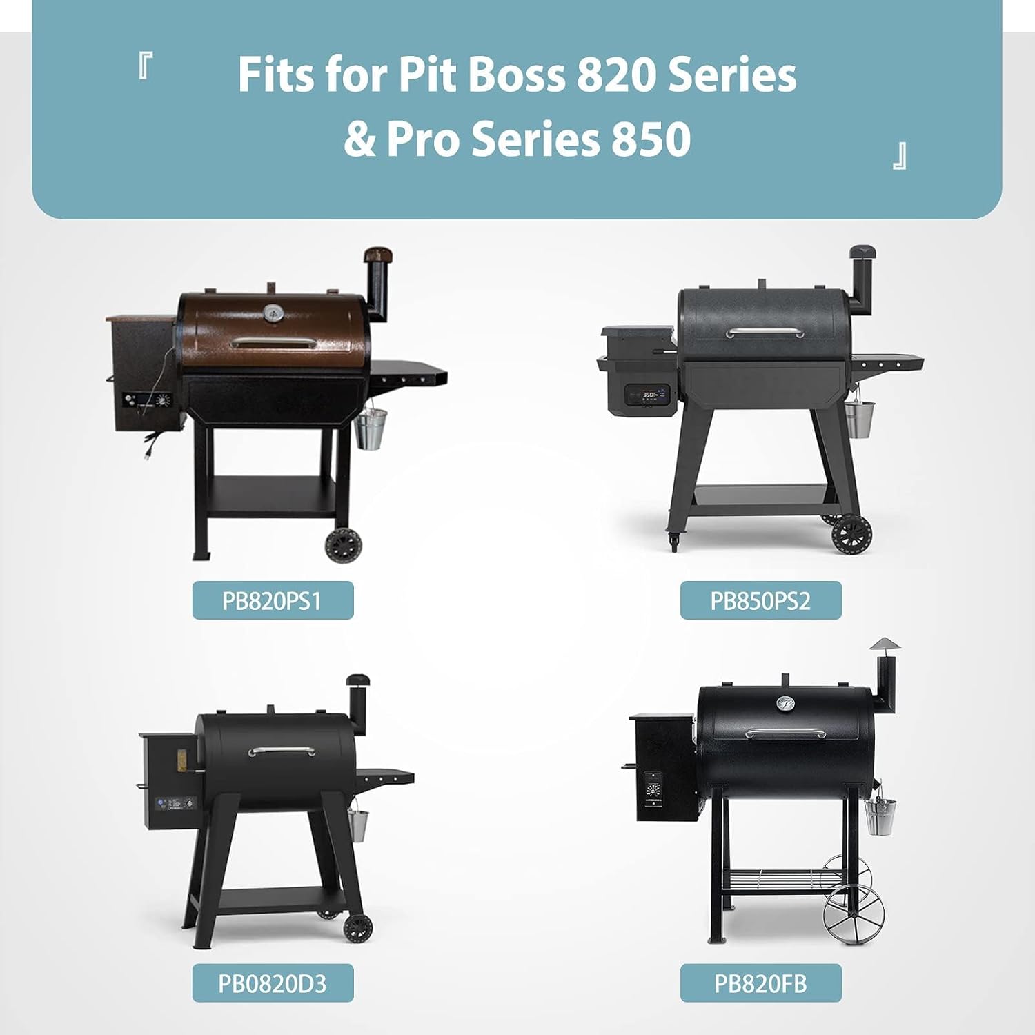 SHINESTAR Upgraded Pellet Grill Cover for Pit Boss 820 Series,