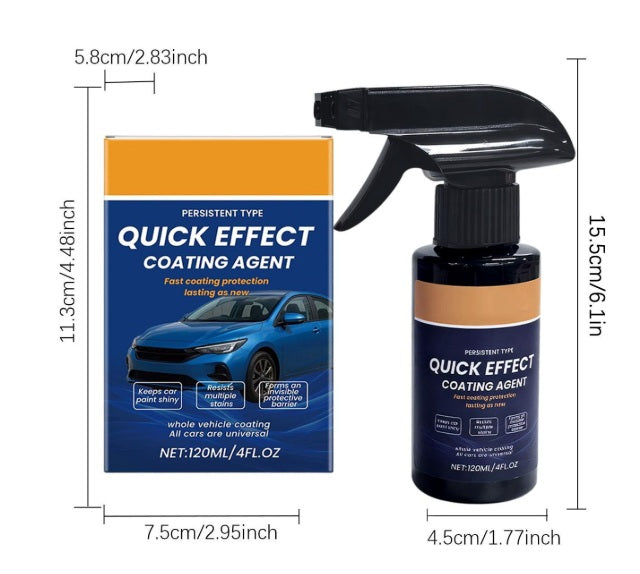 Car Spray, Quick Effect Coding Agent, Advanced Car Quick-Acting Coating Agent Spray