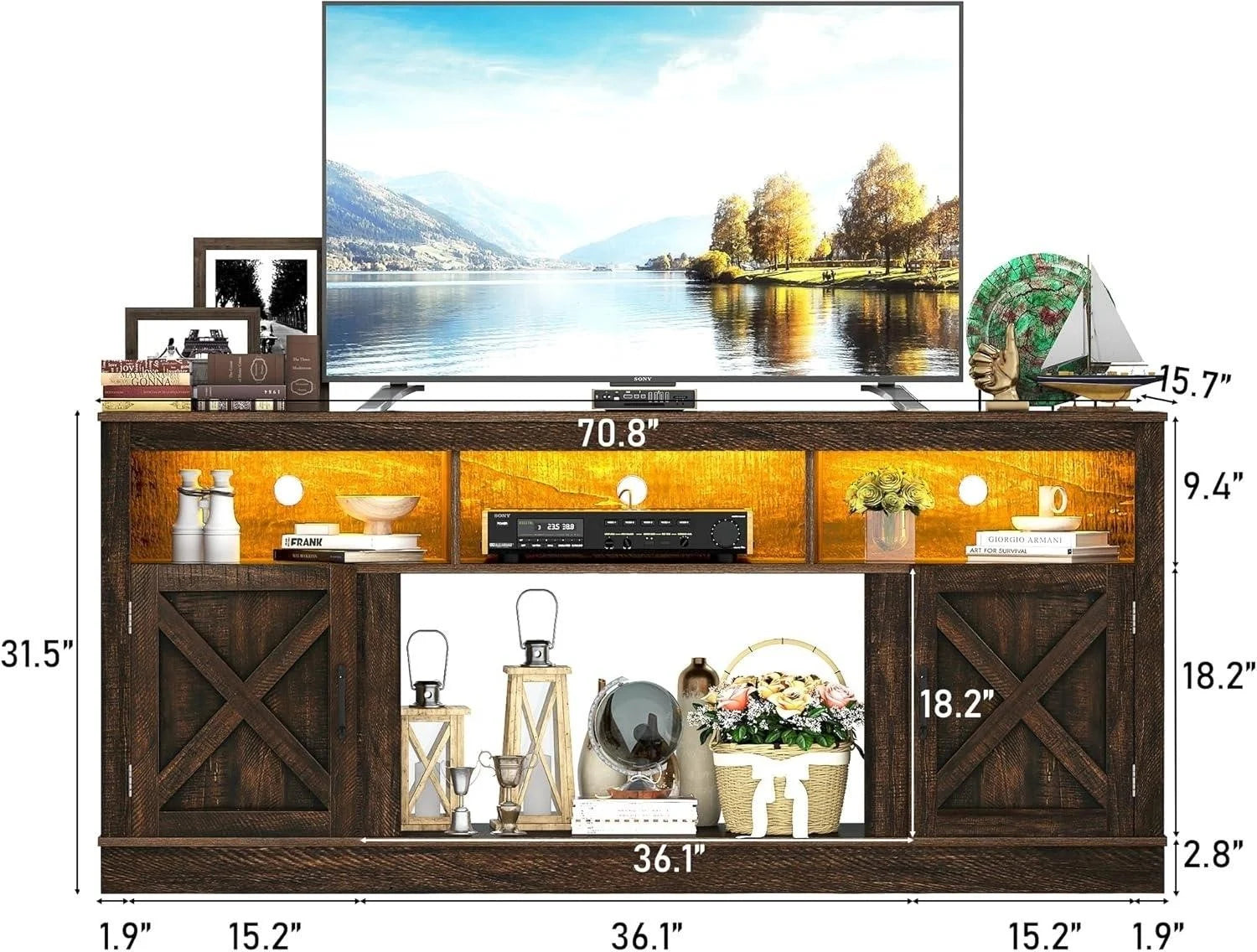 Farmhouse TV Stand EN44263