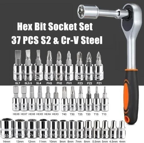 46 Pieces 1/4 in. Drive EO44338