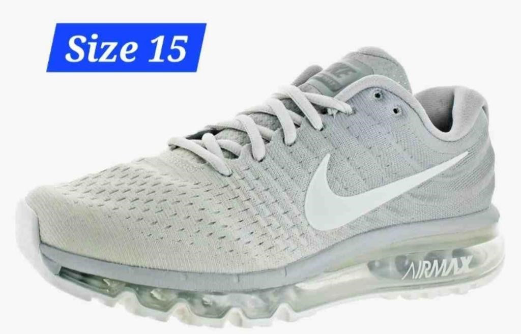 Nike Size 15 Air Max 2017,Color Light Bone/Off White