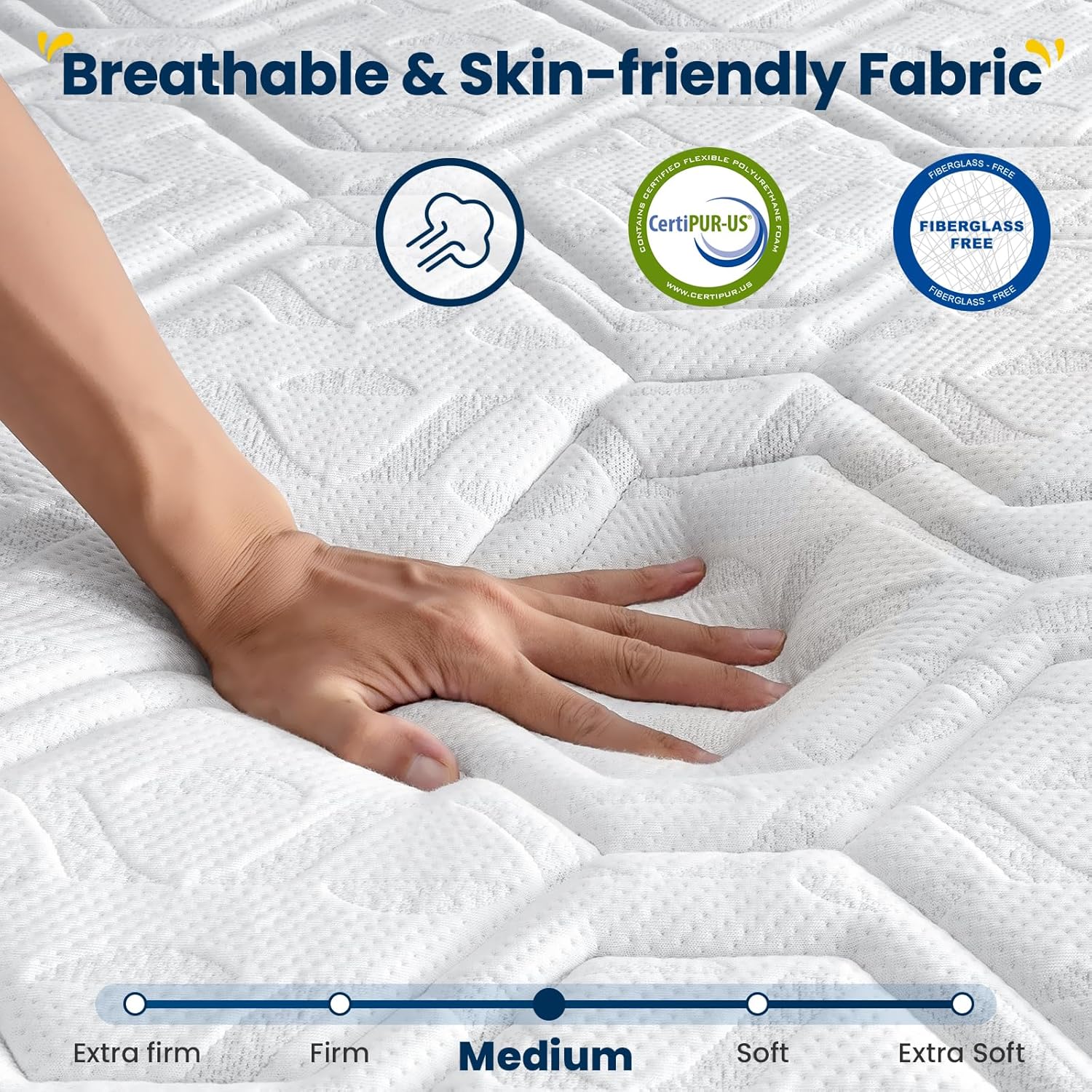BedStory Double Mattress 8 Inch, Full Size