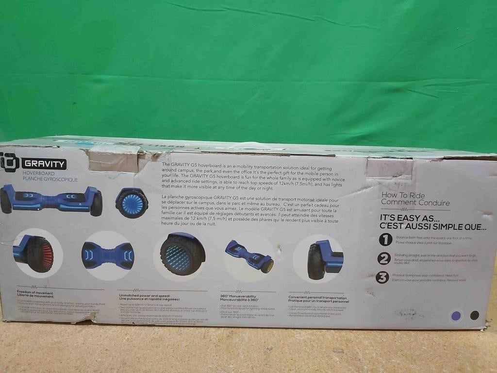 Gravity Electric Hoverboard Model G5, Purple