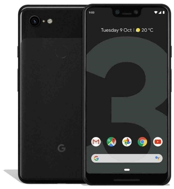 Google Pixel 3 XL with 64GB Memory Cell Phone, Black