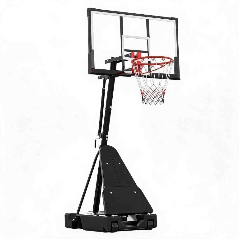 Garvee 54 Inch Portable Outdoor Basketball Hoop System, 4.9 to 10 Feet