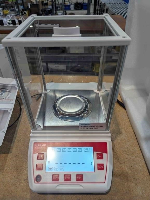 UXILAII SCIENTIFIC Analytical Balance 220g/0.1mg Precision Lab Scale