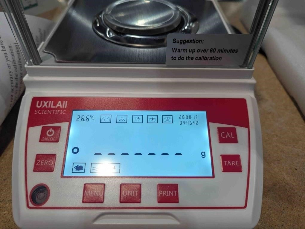 UXILAII SCIENTIFIC Analytical Balance 220g/0.1mg Precision Lab Scale