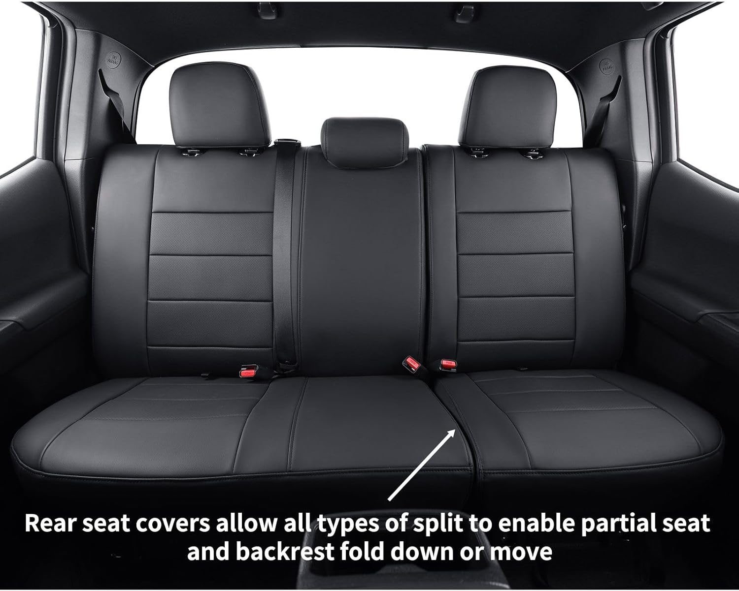 2024 2025 2026 Tacoma Seat Covers Full Set for Toyota Tacoma 4th Gen Double/Crew Cab SR