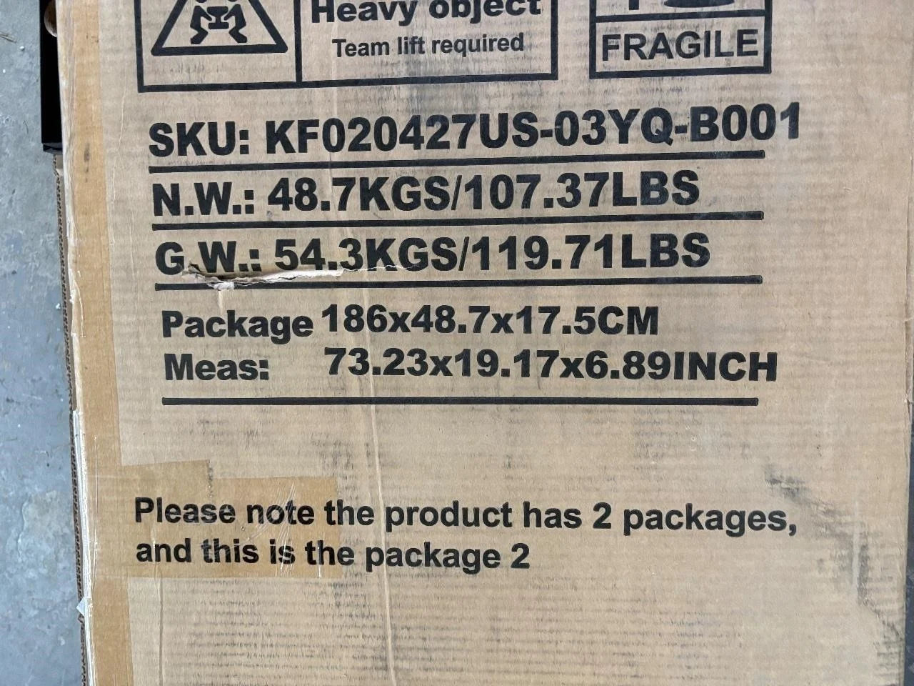 TV Console with Door Cabinets (2) EN44440