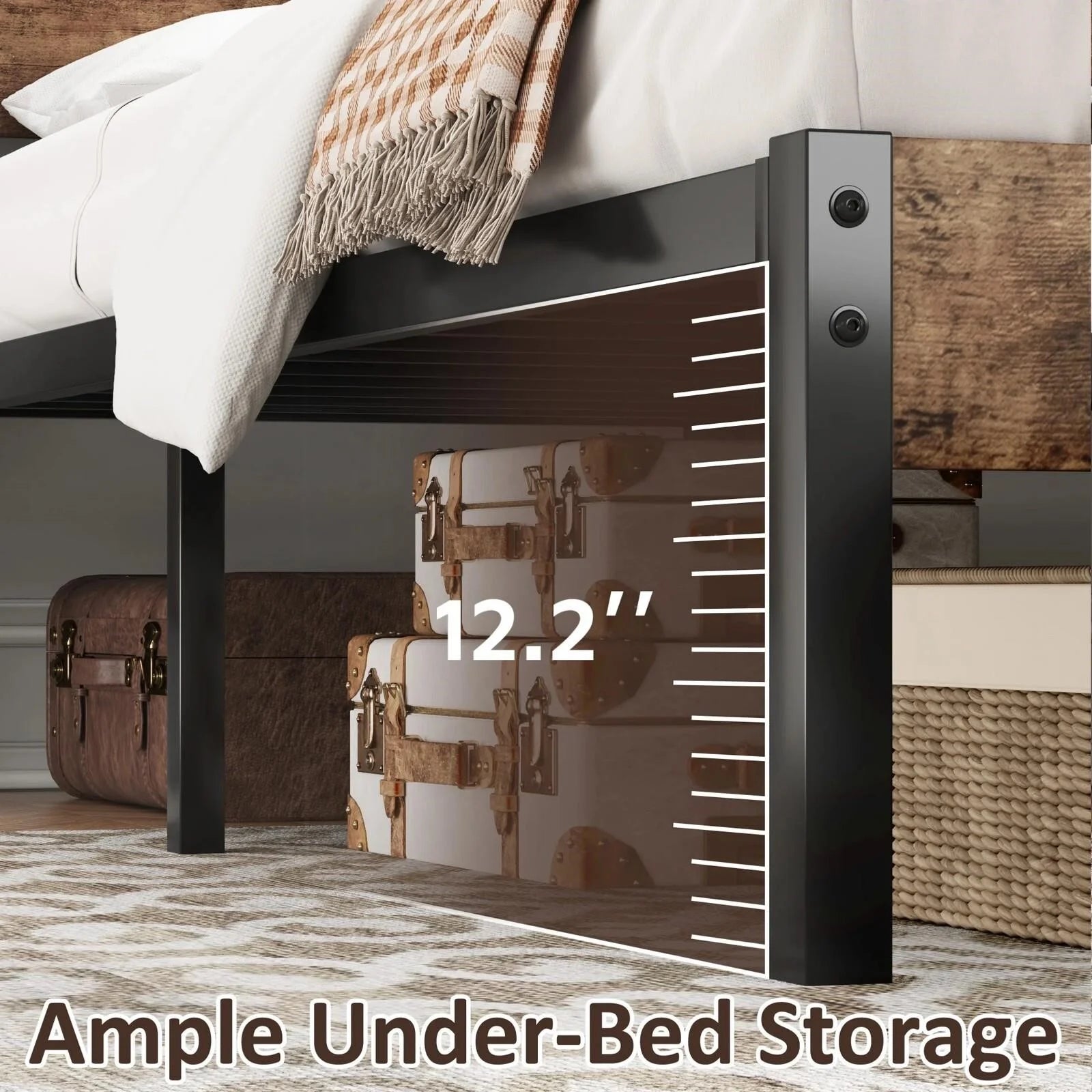 Fluest Full Metal Bed Frame ER45772