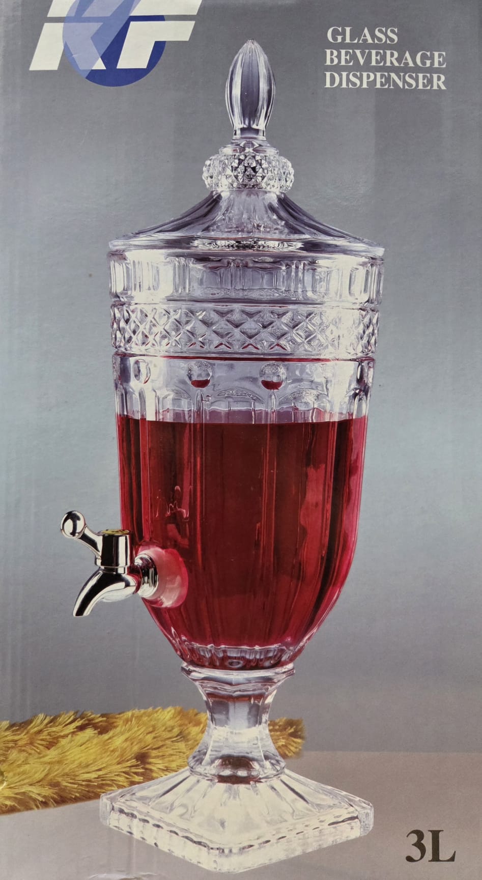 BEER TOWER DISPENSER 3L GLASS