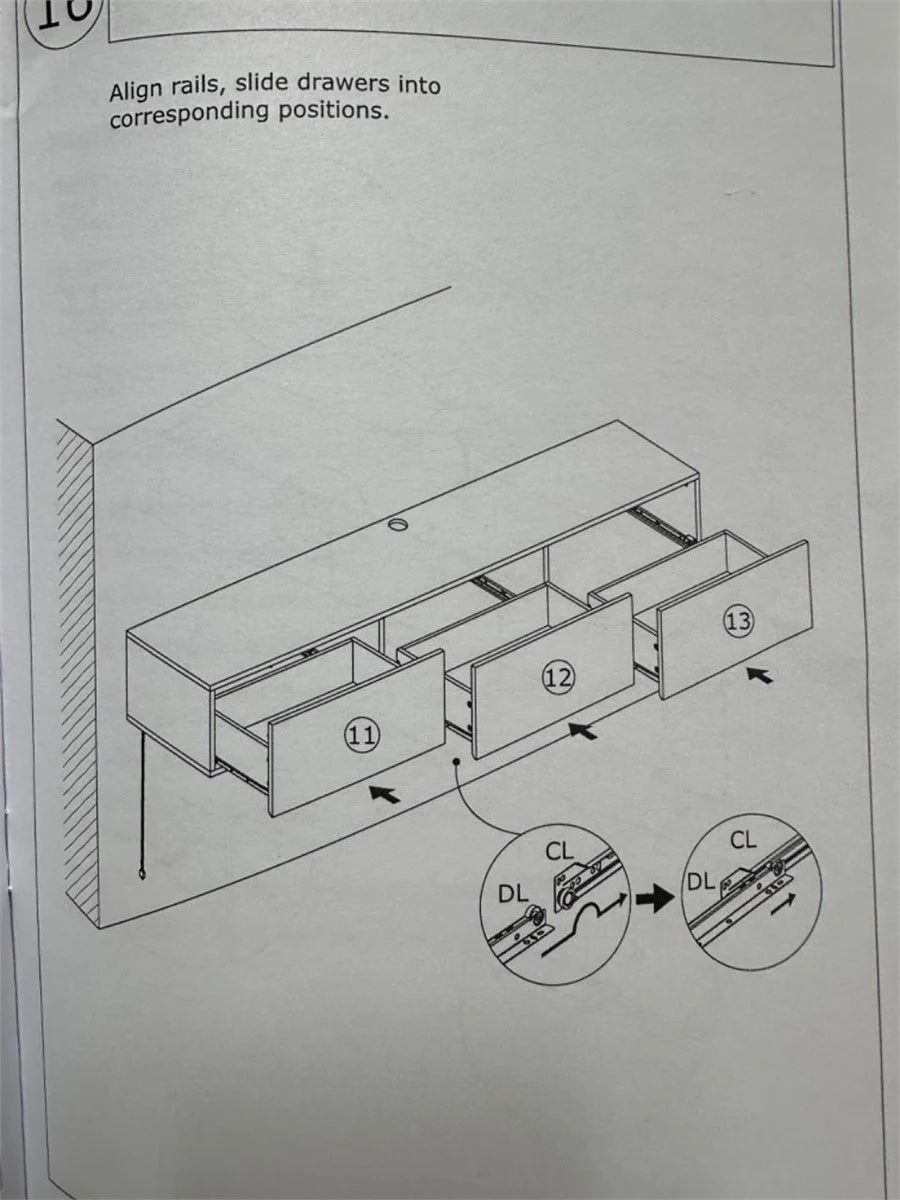 White Wood Entertainment Center EN44294