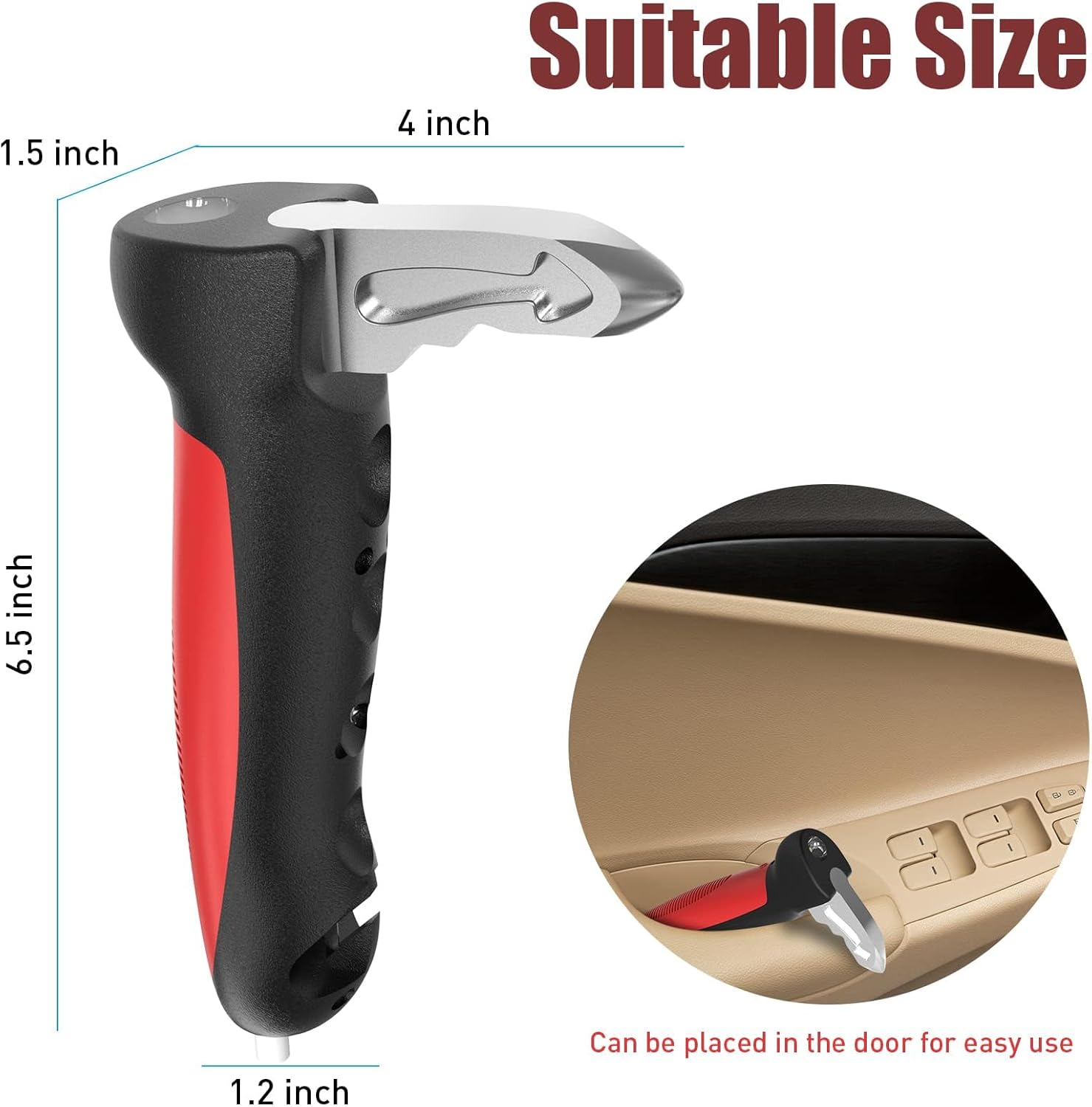 Vehicle Support Handles (Red)