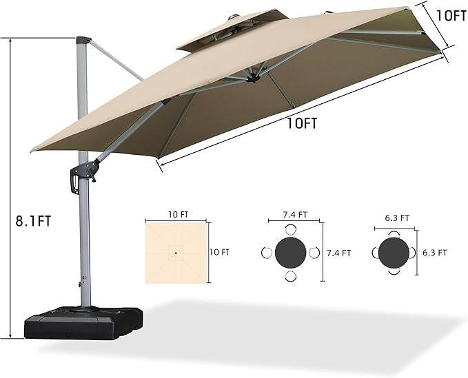 PURPLE LEAF 10ft Patio Umbrella EN44554