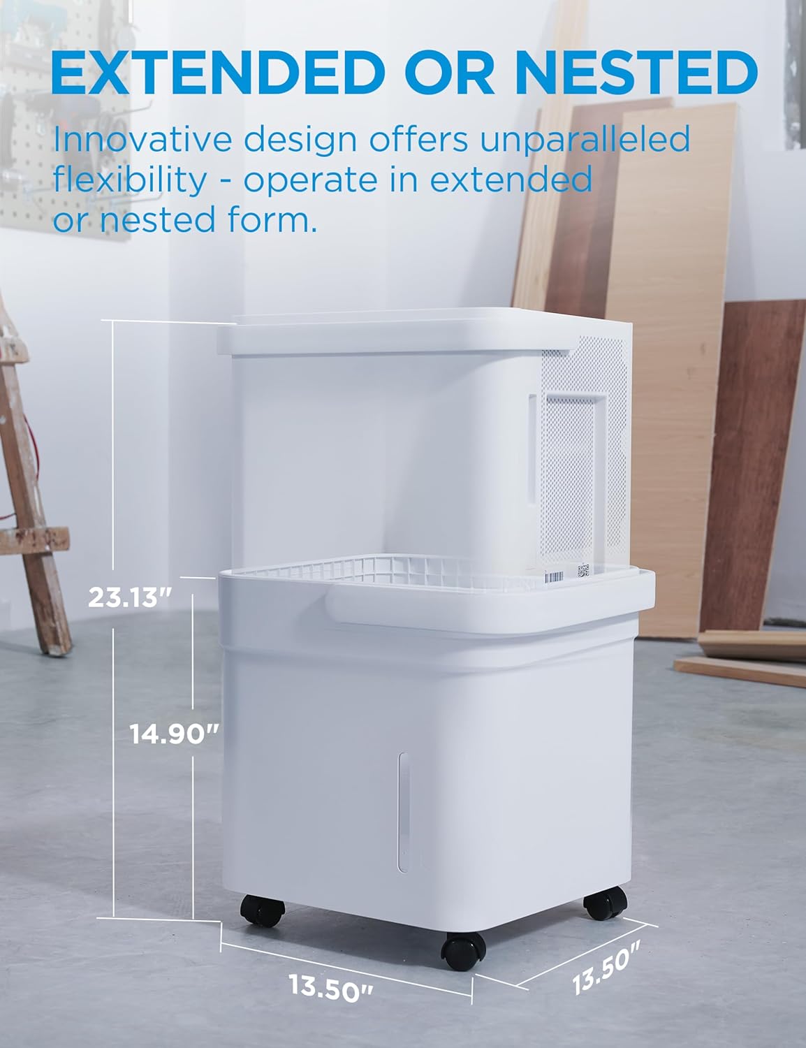 Midea Cube 35 Pint Dehumidifier, 3,500 Sq. Ft.,