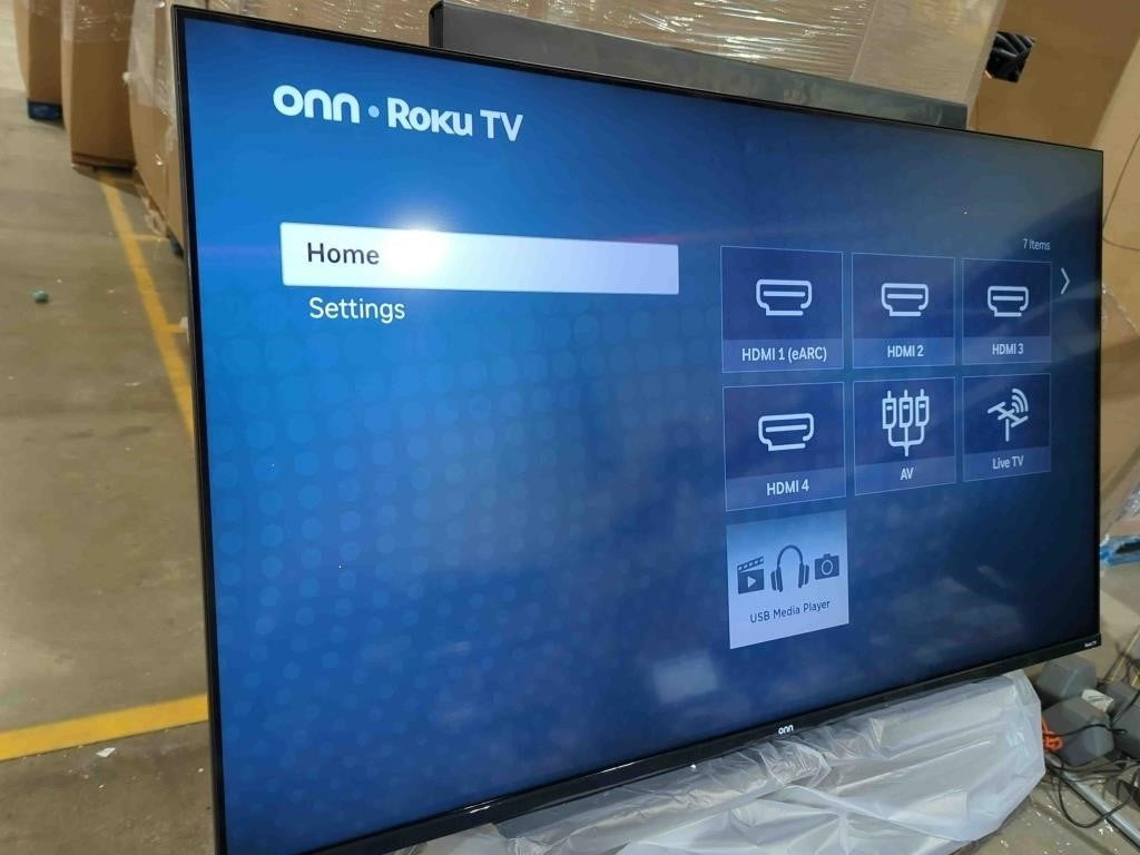 ONN 55" Class 4K 2160P Roku Smart LED TV, #QNB25MNR55