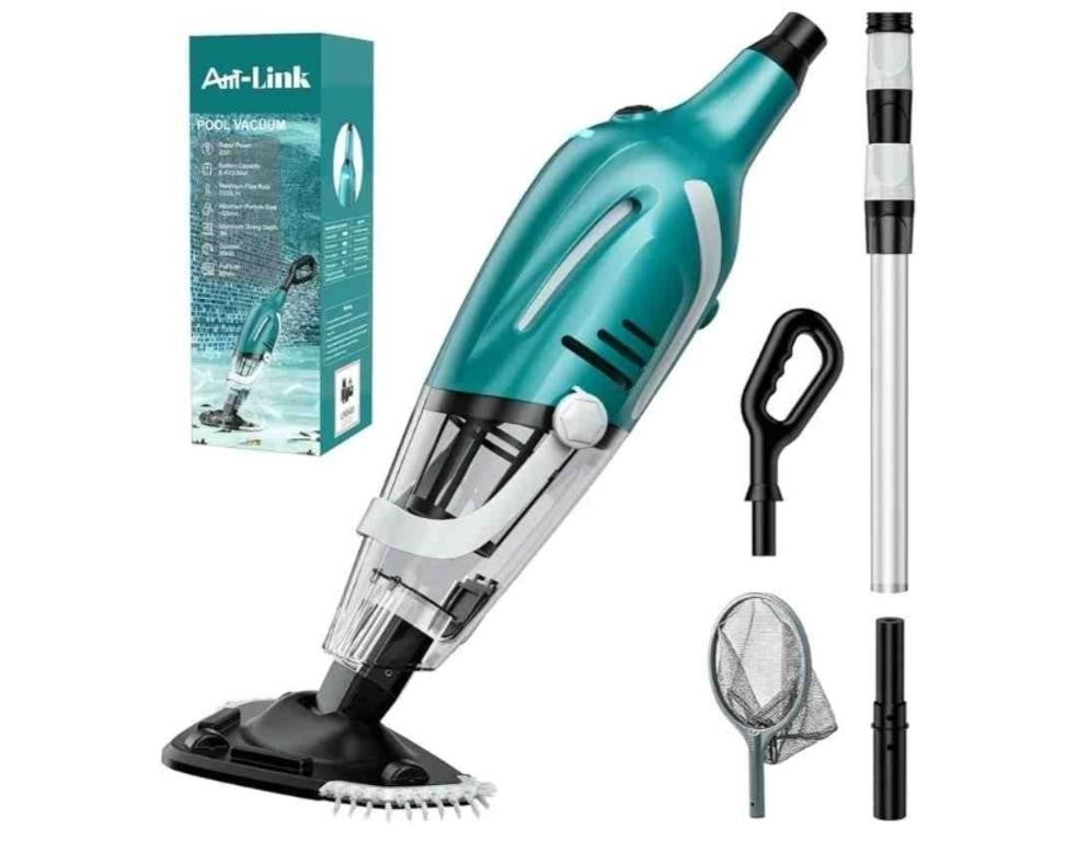 Ant Link Pool Vacuum for Above Ground & Inground Pools,