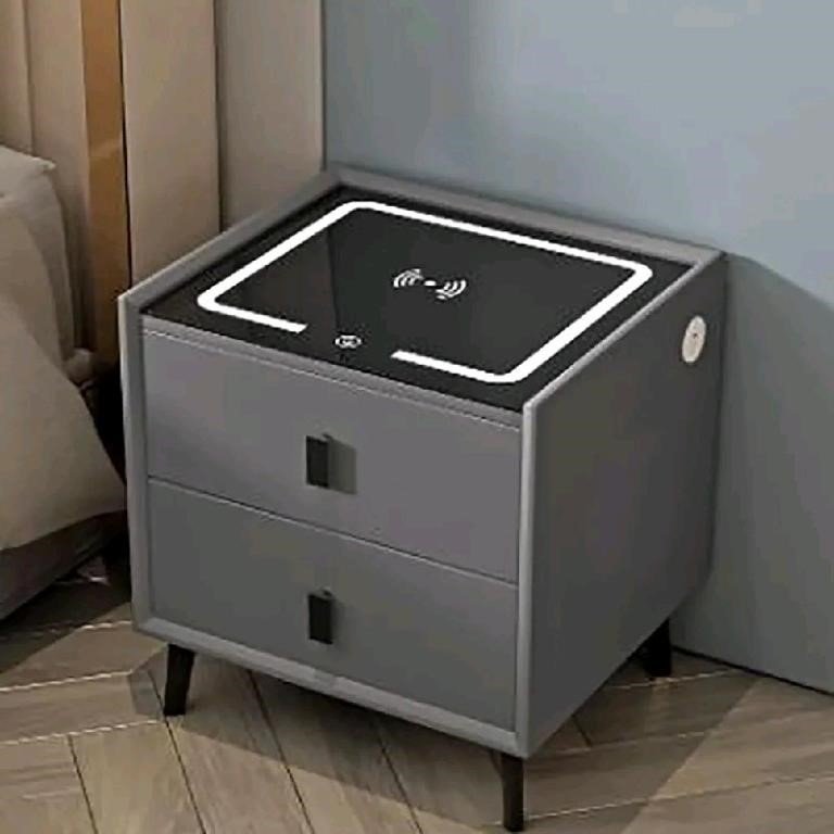HomeBelongs Smart Nightstand with Wireless Chargin