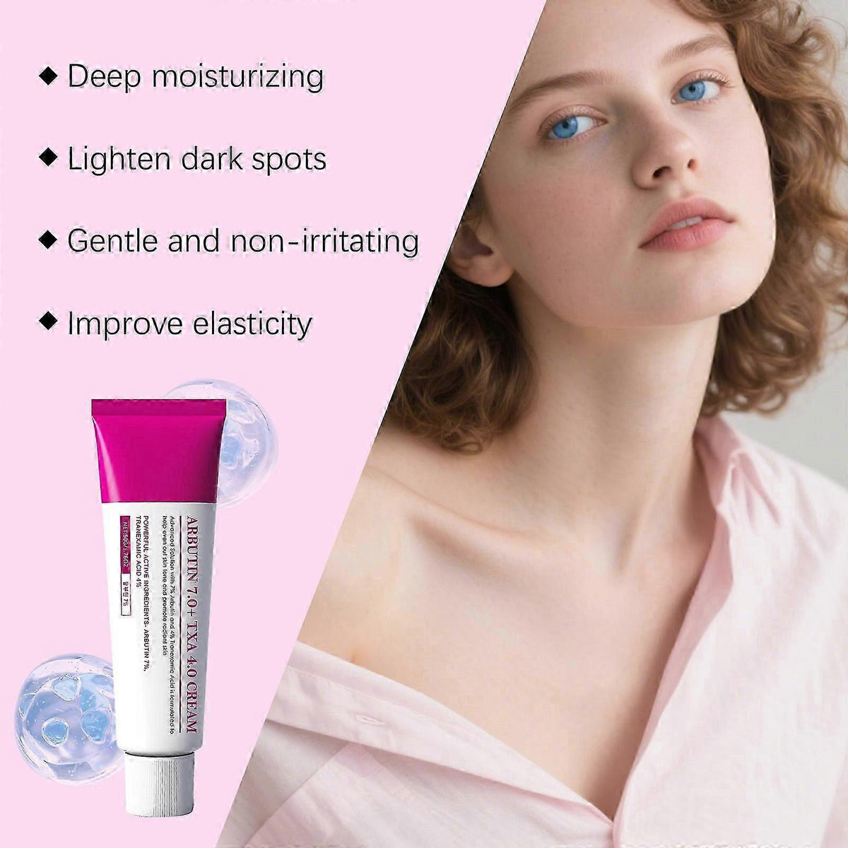 Arbutin 7% + Tranexamic Acid 4% Dark Spot Cream for Face