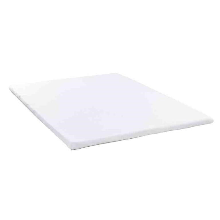 Topper with Zippered Stretched Knit Fabric Queen Topper Cover