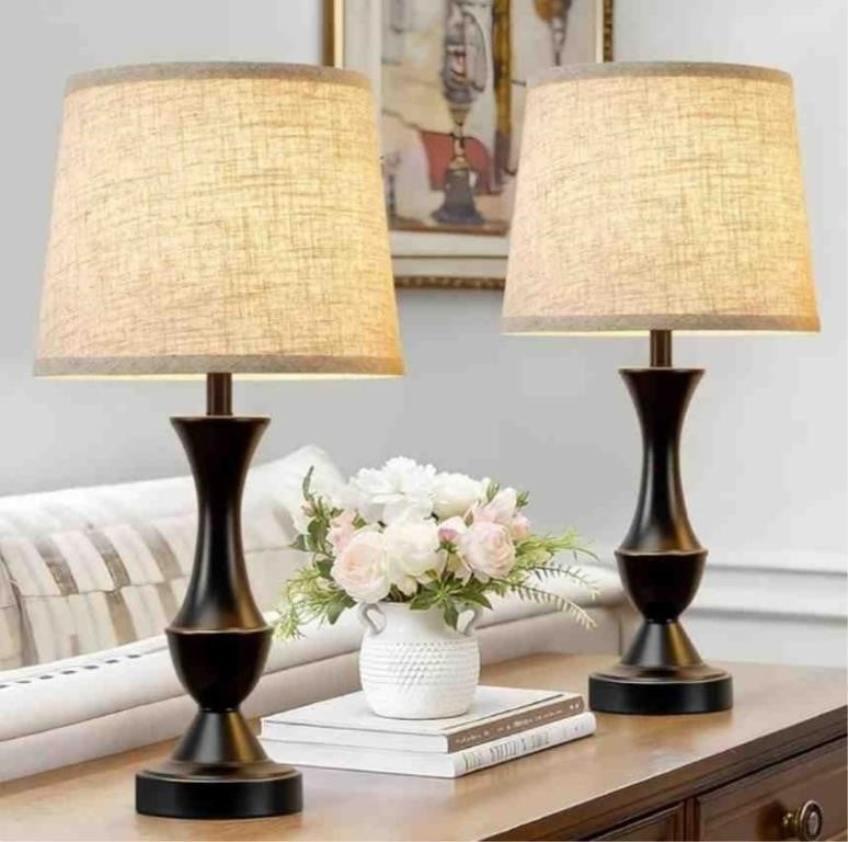 Luvkczc Table Lamps Set of 2, 19"