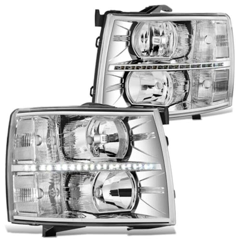 DNA MOTORING Pair LED DRL Headlights