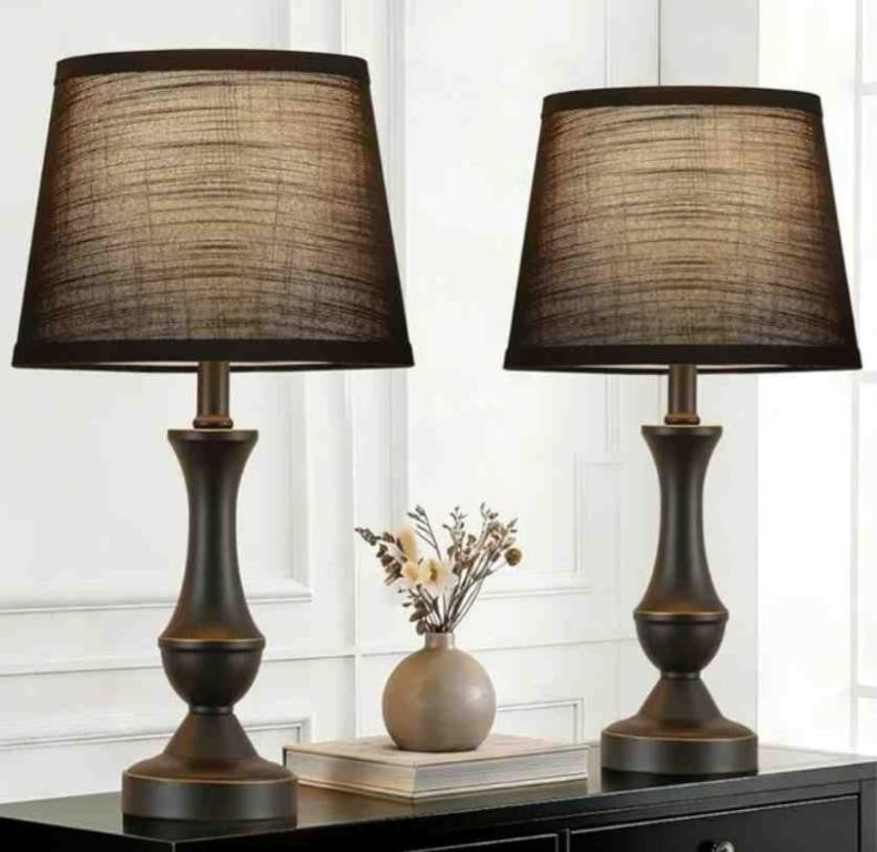 Luvkczc Table Lamps Set of 2, 19"